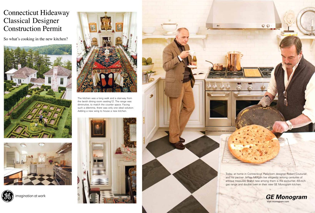 GE-Monogram print ad "What's Cooking in the Kitchen" 