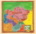 Map, Kazakhstan, Geography, Bill McCaffery