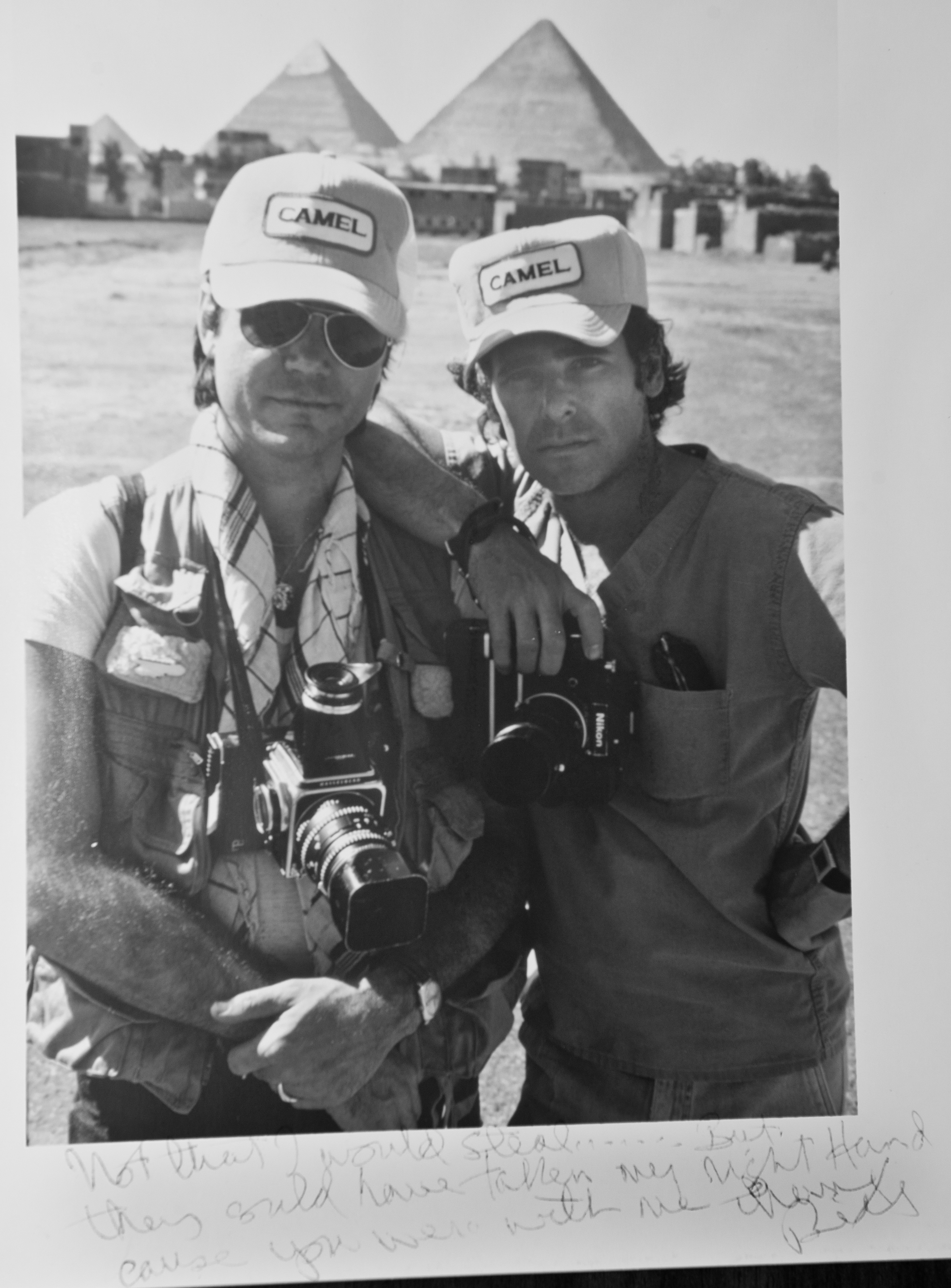 Photographer Bill Stettner and Photo Assistant, Wayne Eastep