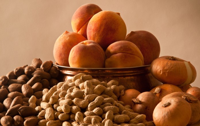 Pecans, Peanuts, Peaches, Vidalia Onions, Georgia