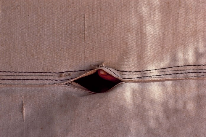 Bedouin tent wall opening