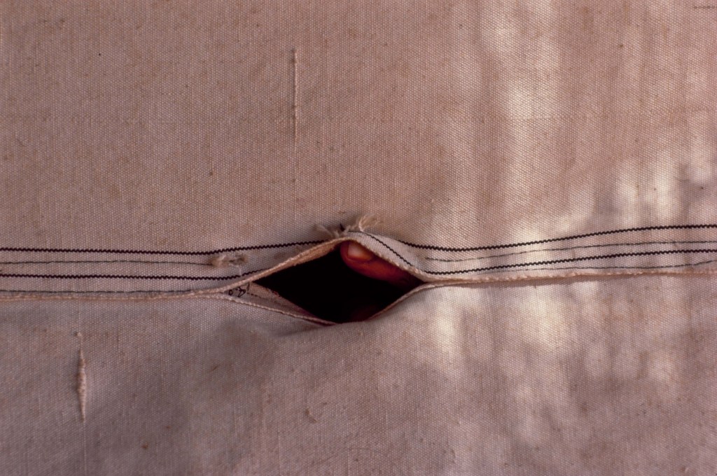 Bedouin tent wall opening