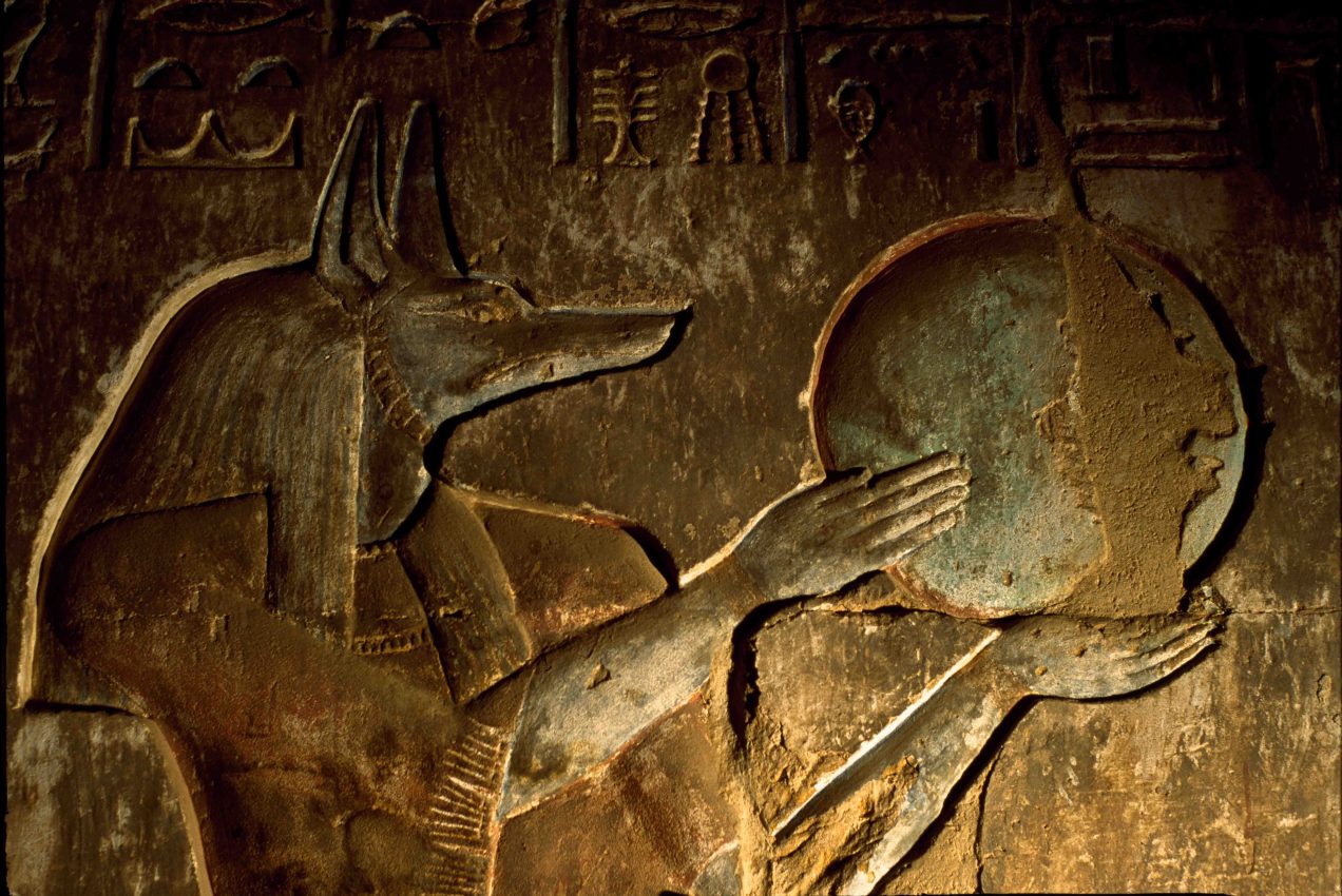 Interior of tomb at Deir El-Medina "Thebes"