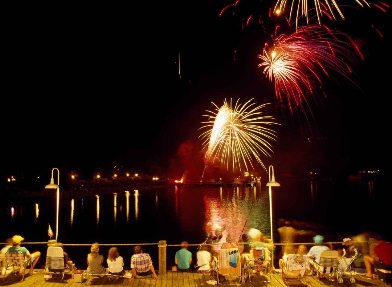 4th of July fireworks, Lake Lure, North Carolina