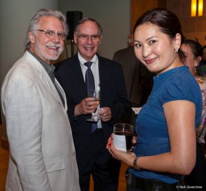 Wayne Eastep at the opening of "Nomads & Networks" exhibition at the Arthur Sackler gallery Smithsonian, Washington, D.C.