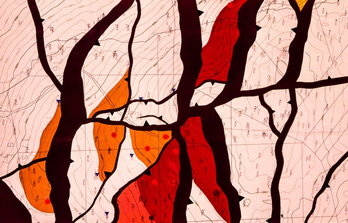 Abstract image, Sonar Image, Floor Gulf of Mexico