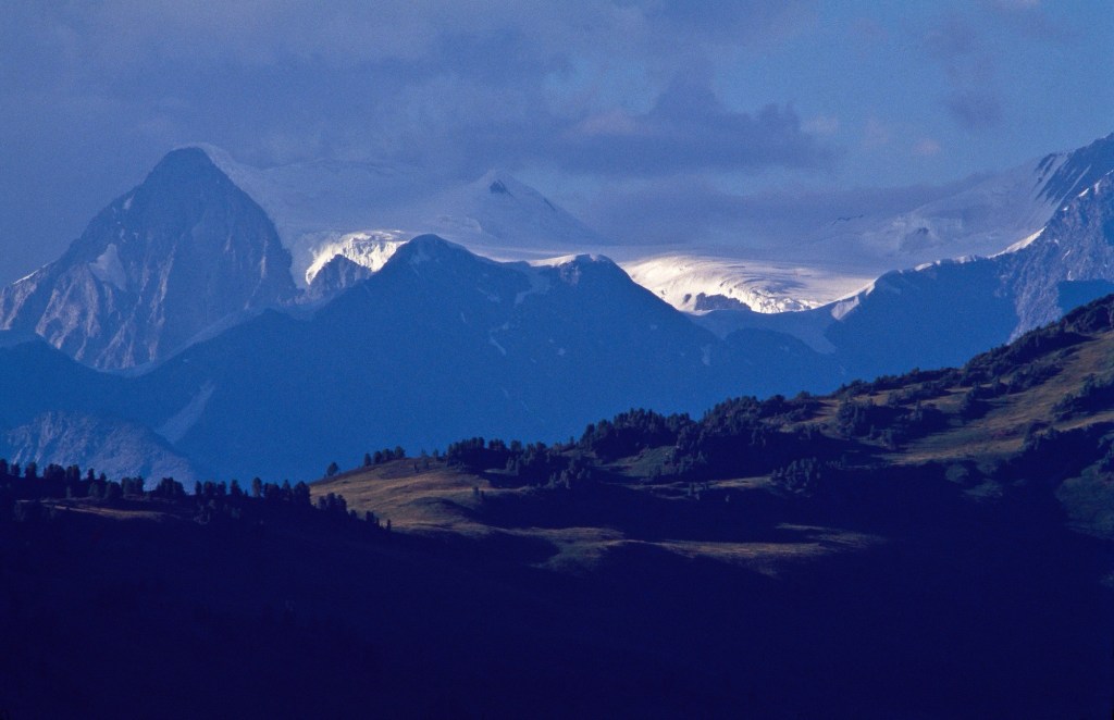 Altai mountain range. Mount Belukha